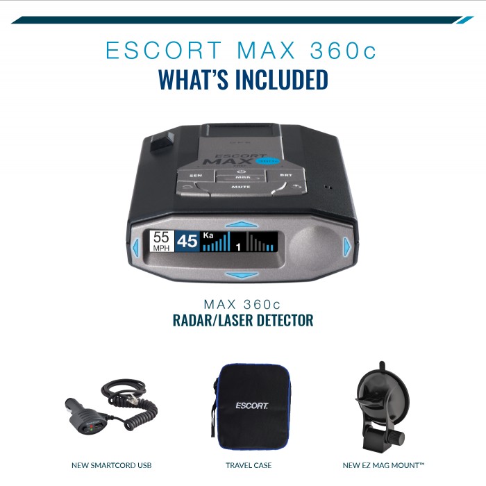 Escort MAX 360c International - What's included
