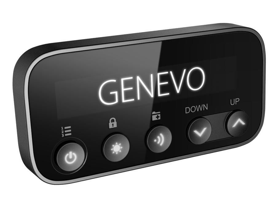 Radar detector Genevo PRO (display) - a built-in set with a detachable display and integrated Genevo HD+ or HDM+ radar antenna.